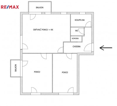 Prodej bytu 3+kk, 91 m2, Klíčany