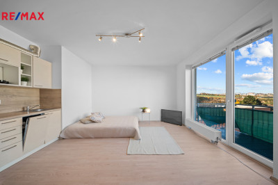 Prodej bytu 1+kk, 32 m2, Hostivice